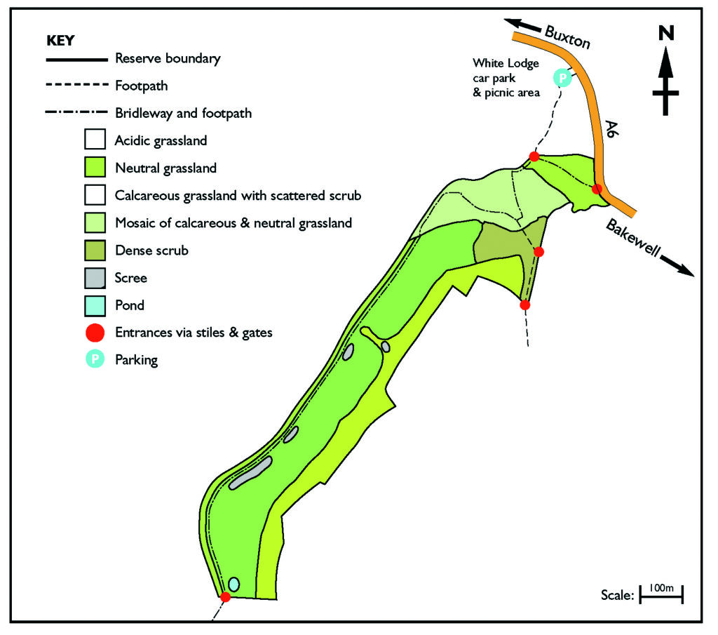 Map of Deep Dale