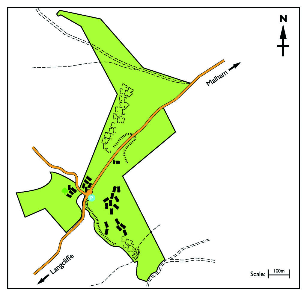 Map of Winskill Stones Nature Reserve