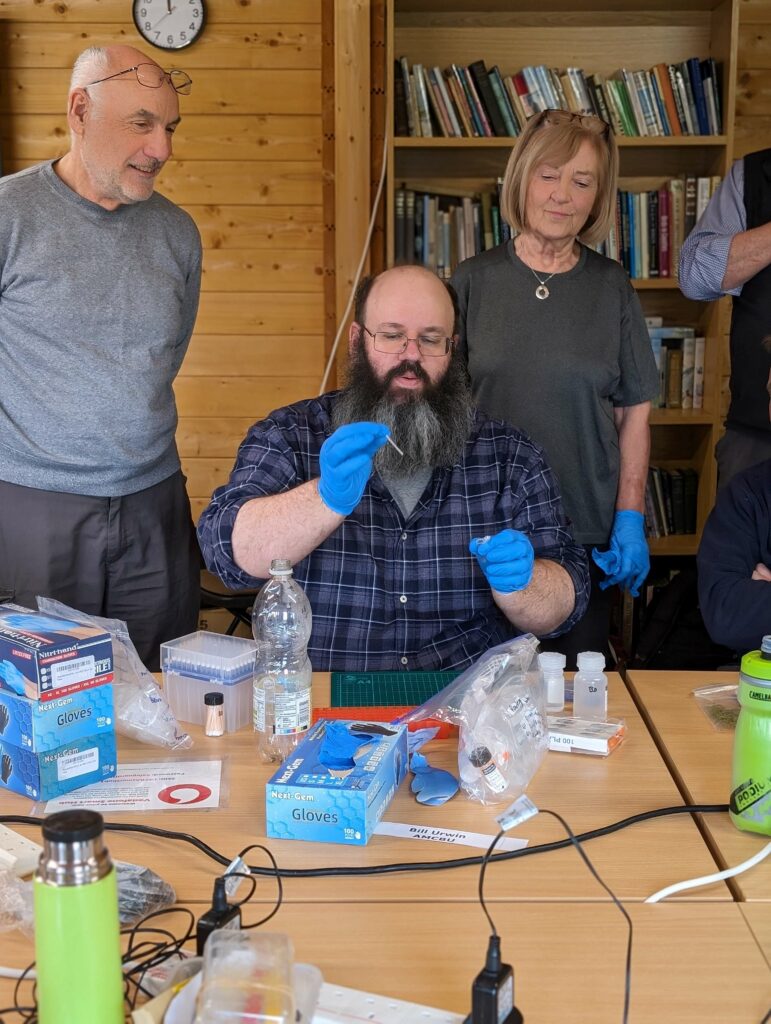 Attendees at DNA barcoding course