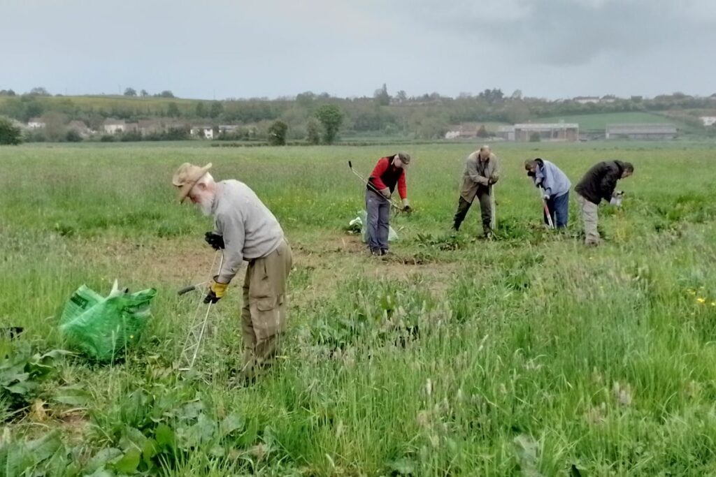 The community is still involved, helping to care for Skylark Meadows