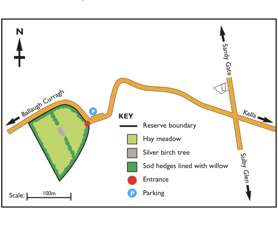 Map of Moaney and Crawyn's Meadows