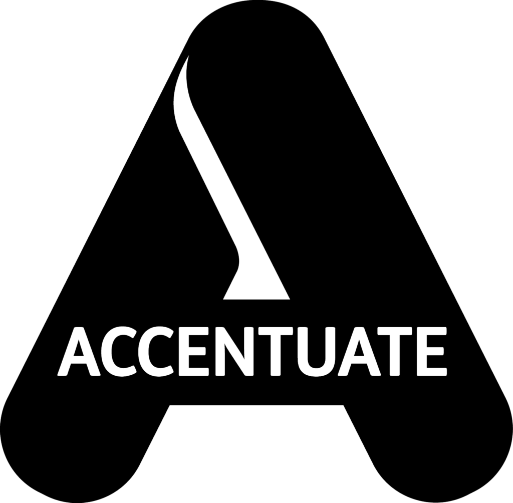 A logo for Accentuate.